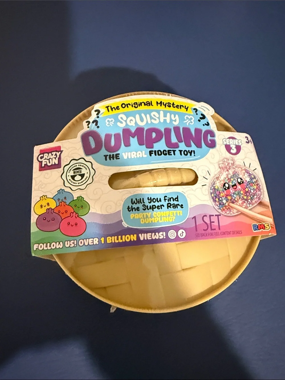 Dumpling Kids Fidget Toy - Yellow